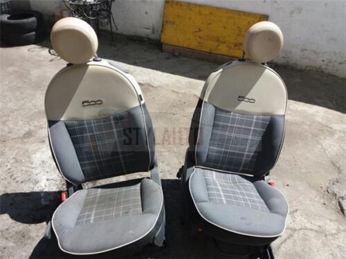 ASIENTOS TELA Y BEIGE FIAT 500 - Imagen 2