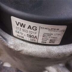 ALTERNADOR VW PHAETON V10 TDI 07Z903021F