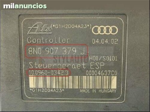 BOMBA ABS AUDI TT 8N0614517H - Imagen 3