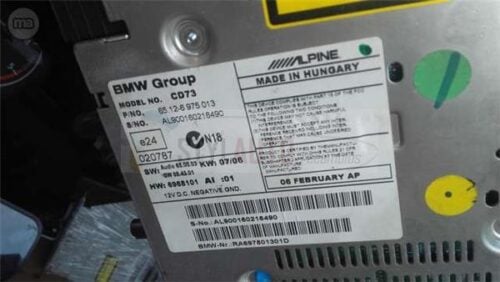 RADIO CD BMW SERIE 3 E90 65126975013 - Imagen 2