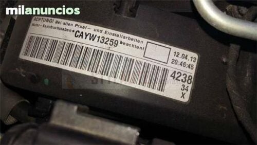MOTOR COMPLETO VW SEAT 1.6 TDI TIPO CAYW - Imagen 2