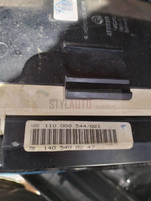 CUADRO RELOJES MERCEDES-BENZ W140 CLASE S 1405400247 110008544021