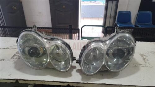 pareja faros de lupa mercedes clk w209