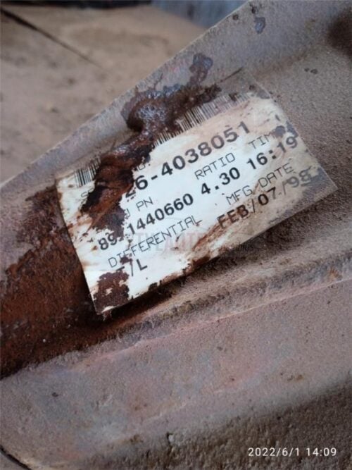 diferencial trasero opel monterey 3.1 8971440660