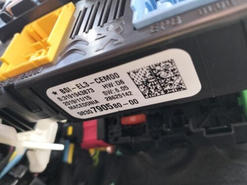 CENTRALITA BSI PEUGEOT EXPERT 9830790580-00