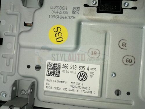 pantalla navegacion vw golf 7 5g6919605a