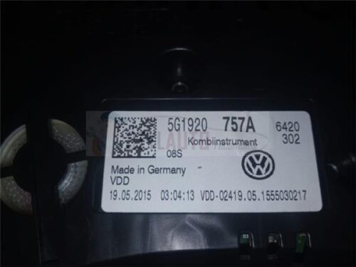 cuadro relojes vw golf 7 gtd 5g1920757a