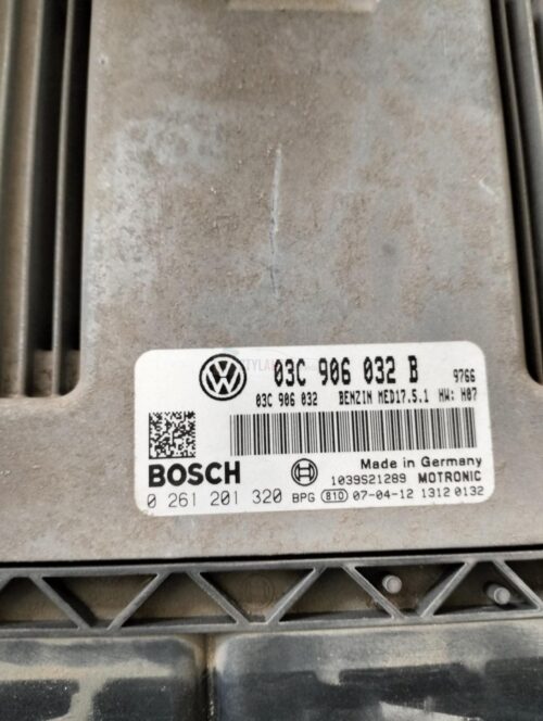 CENTRALITA DE MOTOR VW VOLKSWAGEN GOLF 1.4 TSI BOSCH 0261201320, 0 261 201 320, 03C906032B