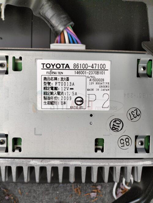 amplificador toyota prius 8610047100 86100-47100