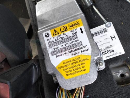 Unidad de control/módulo del Airbag 9114214 220439113 6577911421401 coche BMW 5 E60 E61