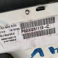 cuadro de relojes renault clio 1.5 dci p8200261119c