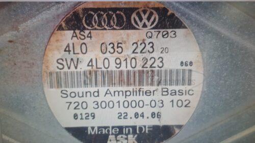 JND1008 Audi Q7 4L Amplificador de sonido 4L0910223