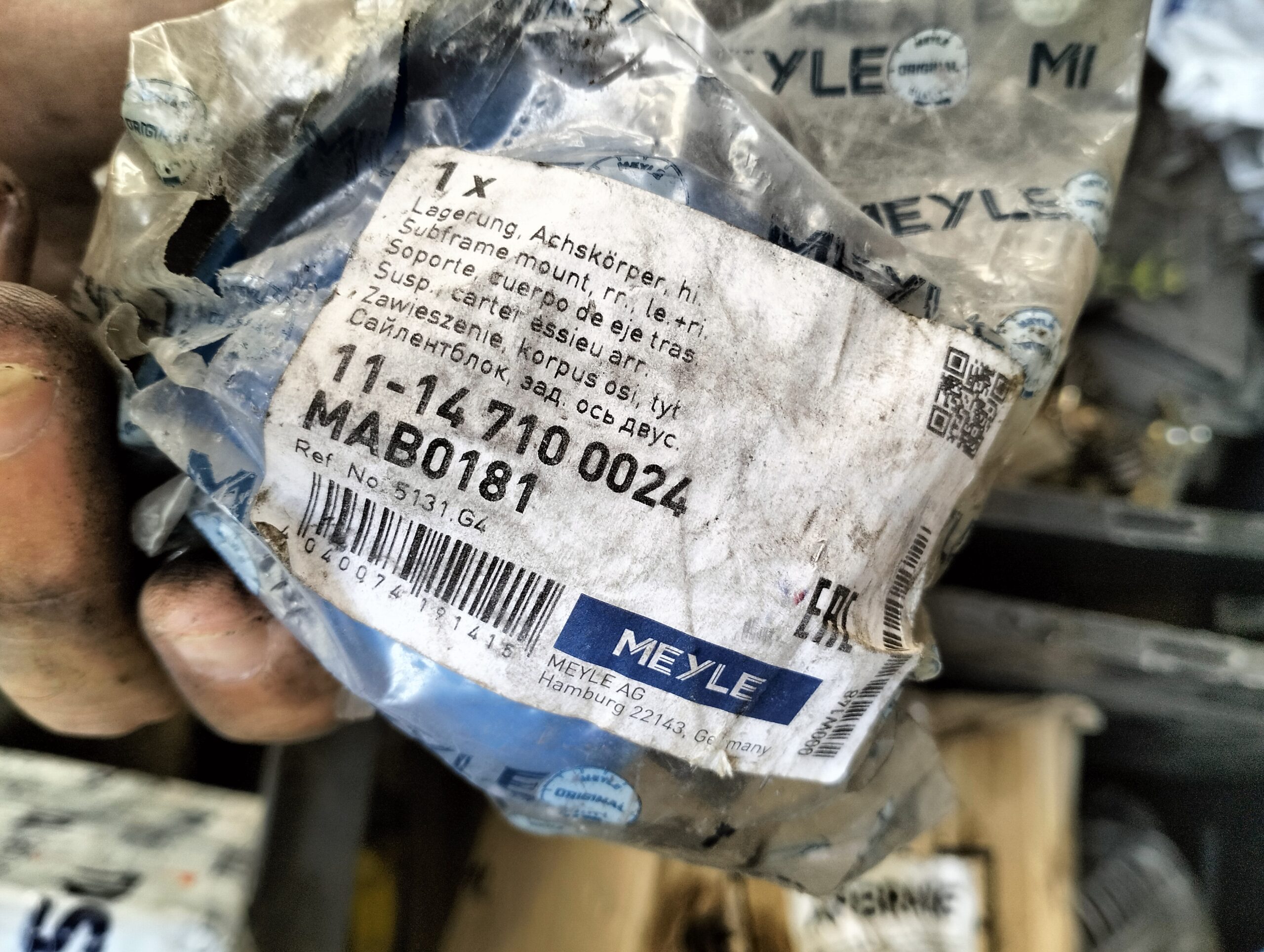 MEYLE 11147100024 - SUSPENSION,CUERPO DEL EJE CITROEN