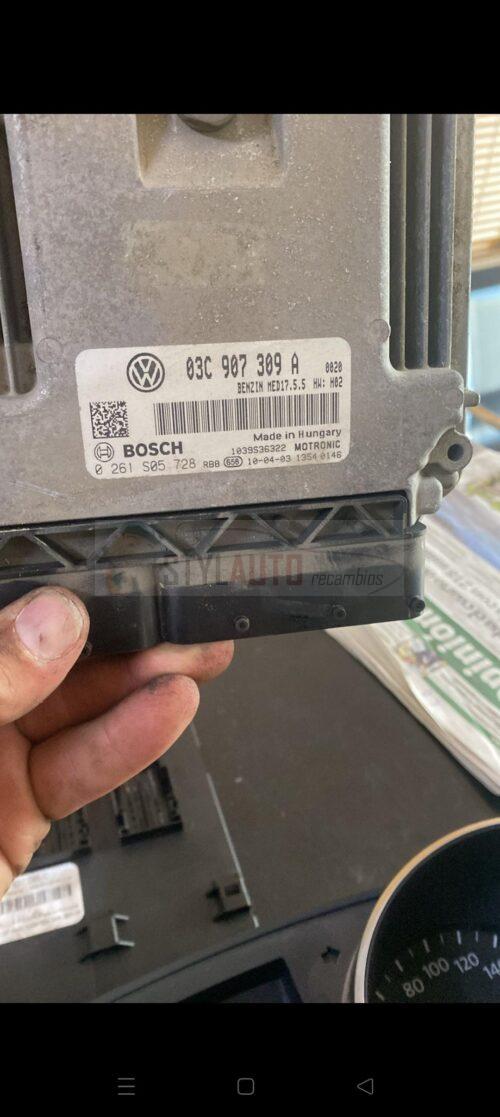 CENTRALITA DE MOTOR VOLKSWAGEN GOLF 1.4 TSI BOSCH 0 261 S05 728, 0261S05728, 03C 907 309 A, 03C907309A, MED17.5.5