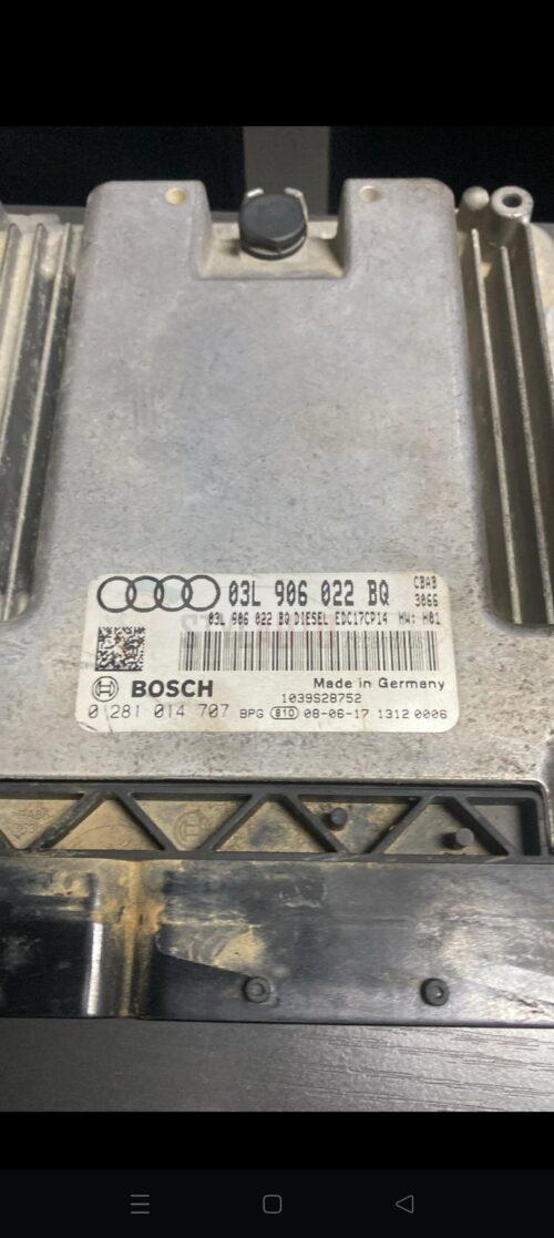 CENTRALITA DE MOTOR AUDI VW VOLKSWAGEN 2.0 TDI BOSCH 0 281 014 707, 0281014707, 03L 906 022 BQ, 03L906022BQ, EDC17CP14