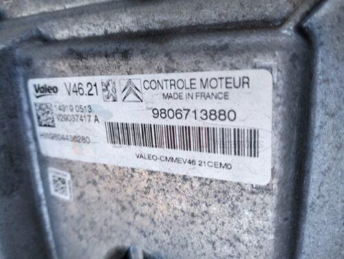 centralita motor uce para citroen c-elysée 1.6 16v cat (nfp / ec5m) referencia OEM IAM 9806713880 9804436280