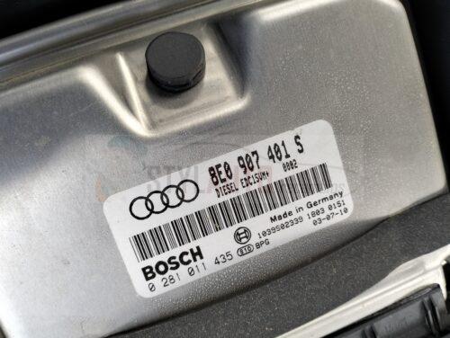 8E0907401S centralita motor uce para AUDI A4 (8E2 B6) 1.6 LIFTBACK 0281011435