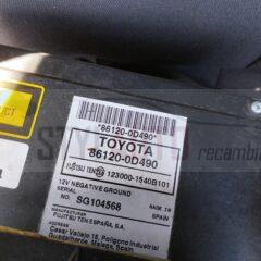 SISTEMA AUDIO / RADIO CD RECICLADO DE TOYOTA YARIS 2008-2011. Identificador 473988. Familia: ELECTRICIDAD. Referencia: 861200D490