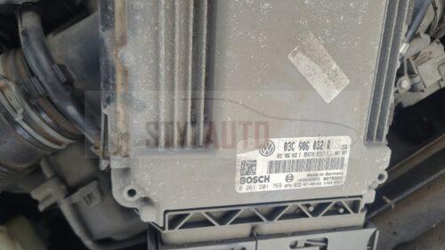 CENTRALITA DE MOTOR VW VOLKSWAGEN GOLF 1.4 TSI 03C906032R, 03C 906 032 R, 03C906032C, 03C 906 032 C, BOSCH 0261201769, 0 261 201 769, BENZIN MED17.5.1