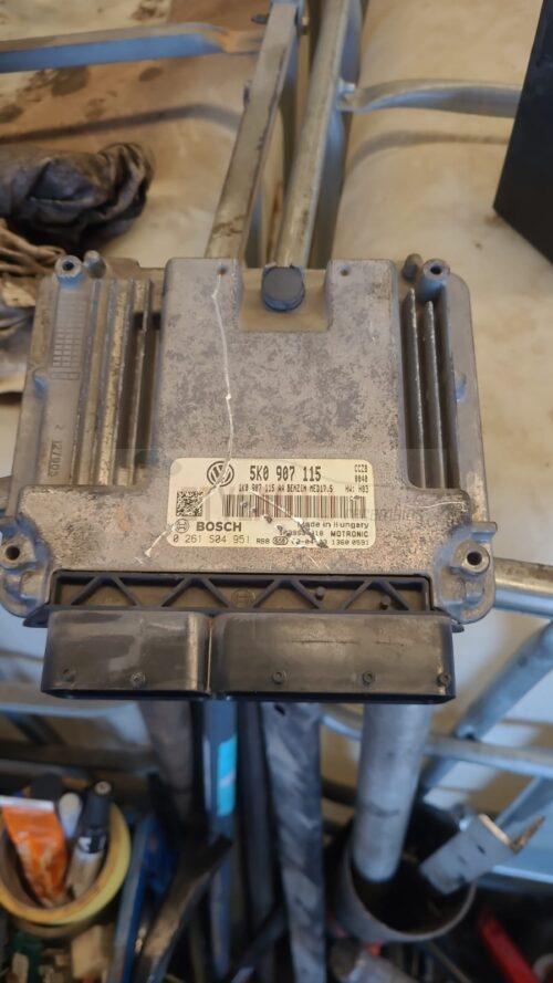Centralita de motor ECU MED175, para Volkswagen Golf 6 GTI (2008-2012). Referencias: 0261S04951, 1K0907115A, 1039S34818