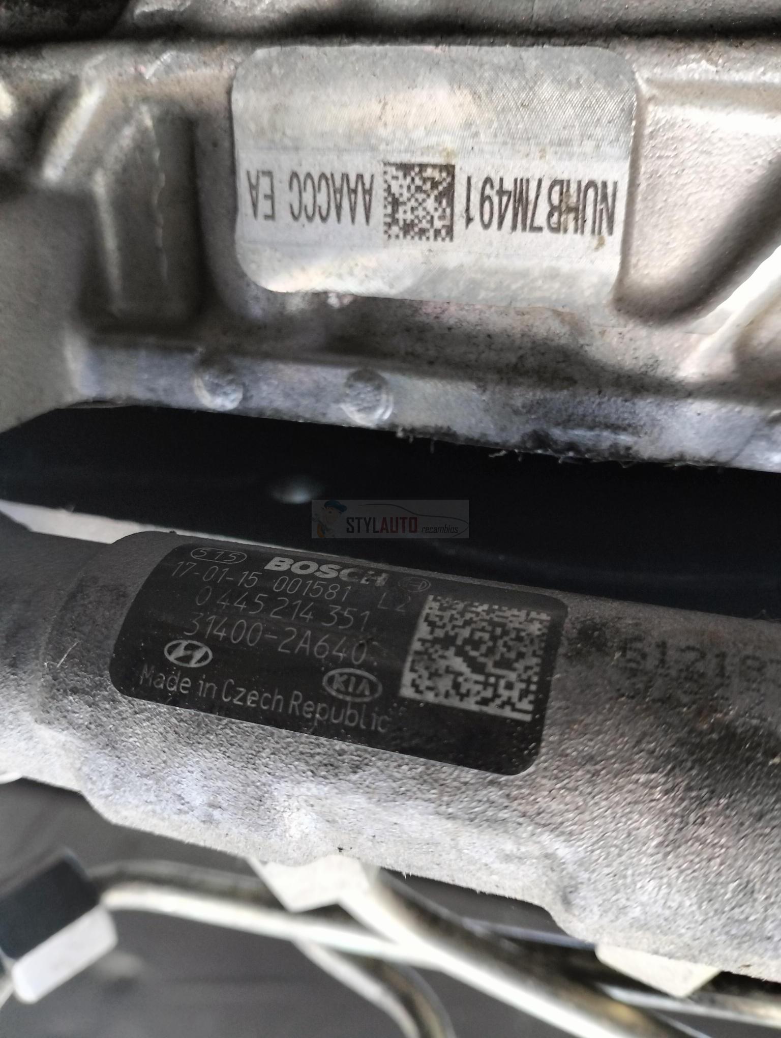 314002A640 RAMPA INYECTORA PARA KIA OPTIMA /0445214351
