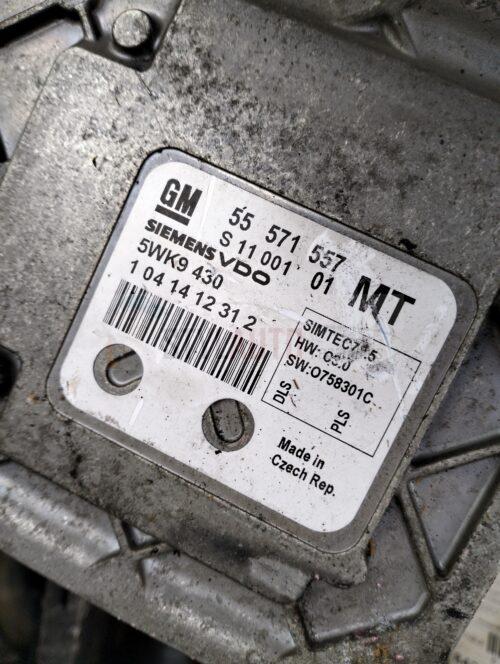 CENTRALITA DE MOTOR OPEL ZAFIRA A18XER SIEMENS VDO 5WK9 430 , 5WK9430, GM 55 571 557 MT, 55571557, 55571557MT