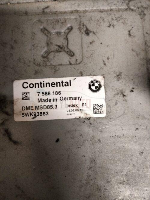 7588186 centralita motor uce para BMW X6 M 2008 5WK93863