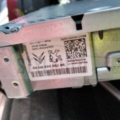SISTEMA AUDIO / RADIO CD con referencia 96750243XH ; PEUGEOT 308 FASTBACK
