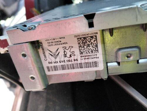 SISTEMA AUDIO / RADIO CD con referencia 96750243XH ; PEUGEOT 308 FASTBACK