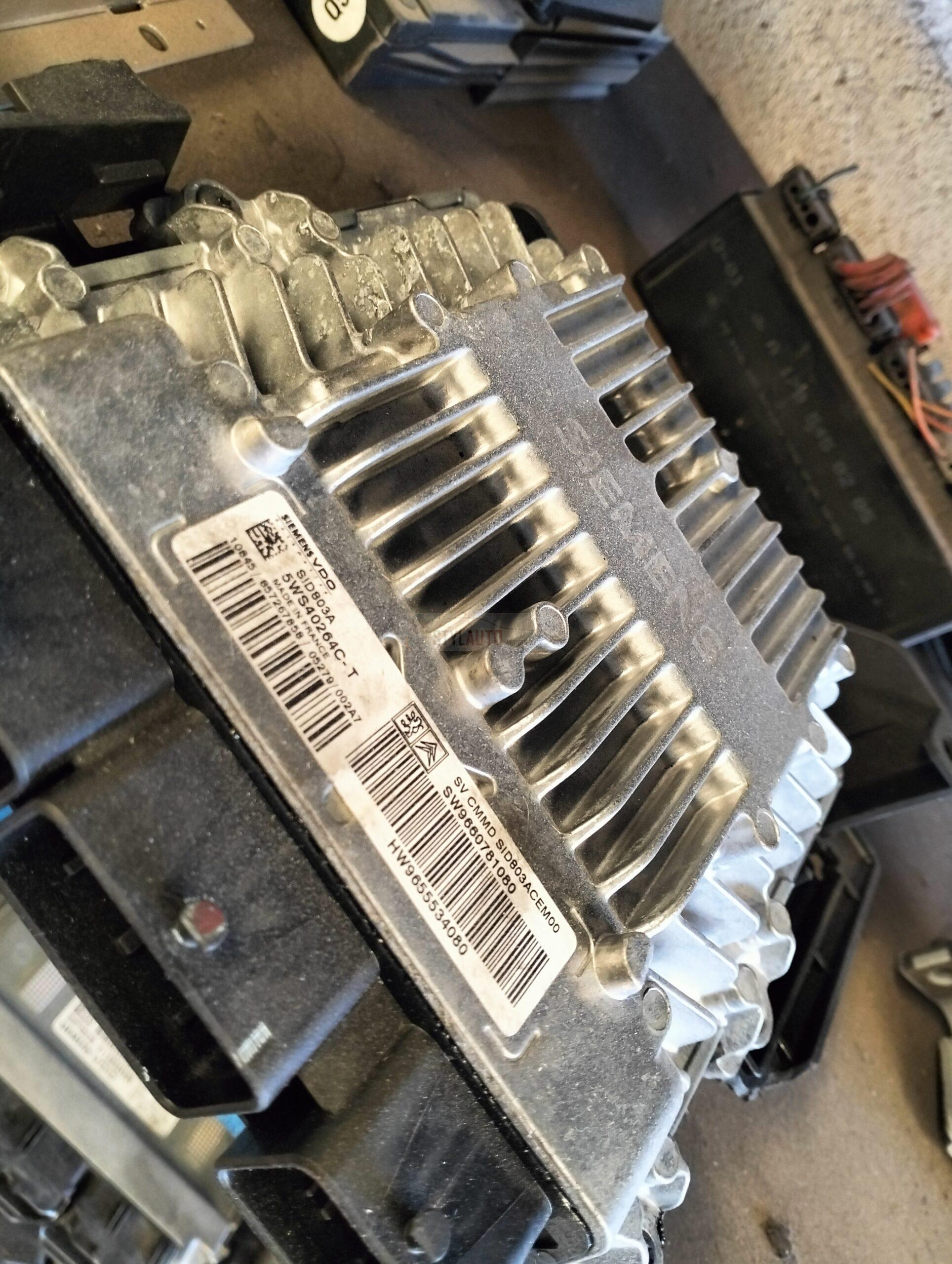 CENTRALITA DE MOTOR CITROEN PEUGEOT 2.0 HDI 5WS40264C-T, 5WS40264CT, SW9660781080, HW9655534080