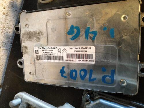 centralita motor peugeot 1007 9661961180 9655883280 21585786-2 j34p