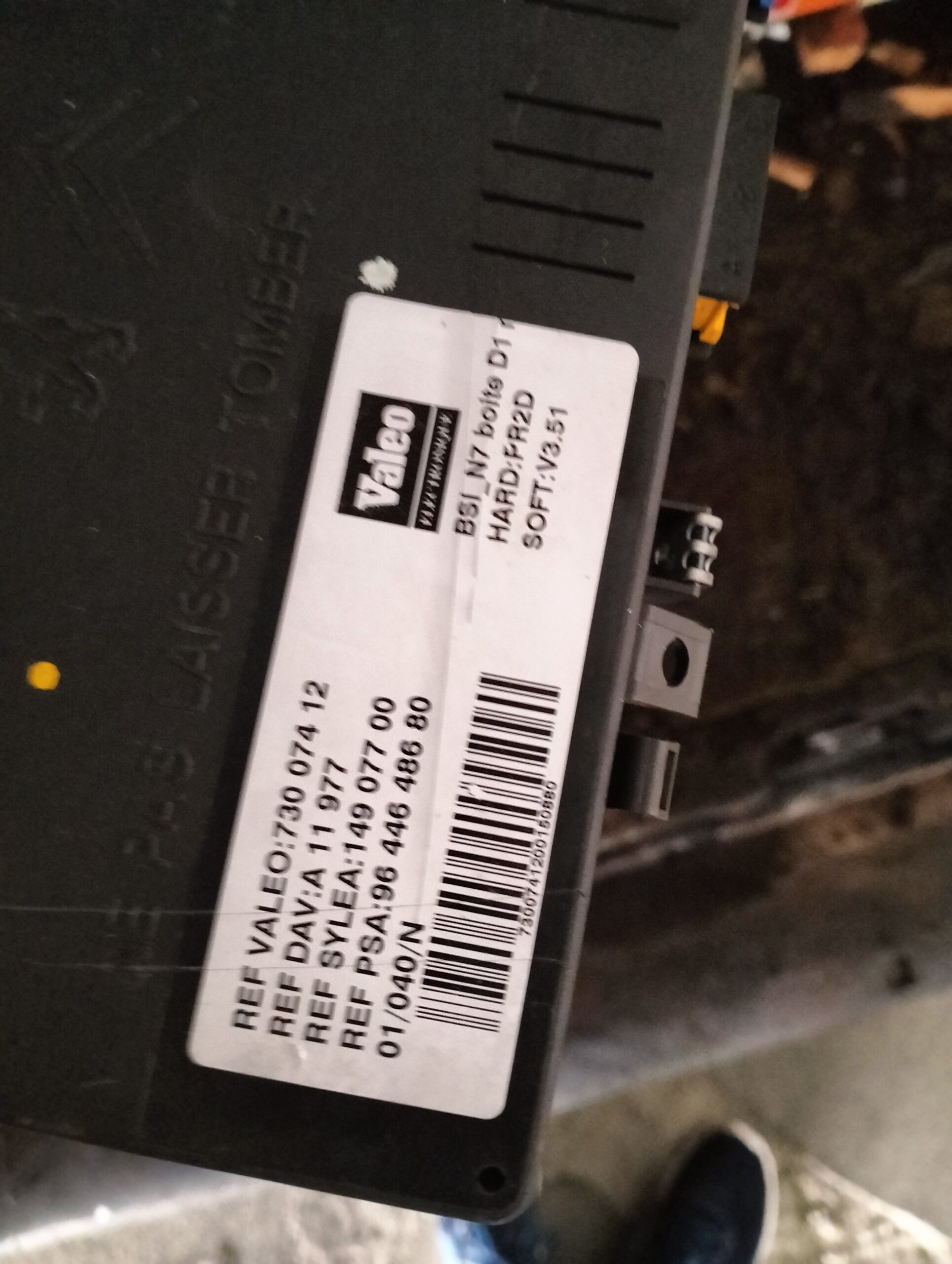 caja reles / fusibles para citroen xsara berlina 1.6i 16v sx referencia OEM IAM 9644648680 73007412