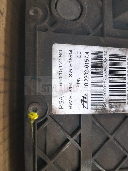 Freno De Mano Electrico para CITROEN C5 BERLINA Exclusive 1612865480 10220201604