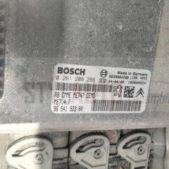 Centralita de Motor ECU Peugeot 407 3.0 V6 9655878780, 96 558 787, 0261208266, 0 261 208 266, 261 208 266, 1039S06480