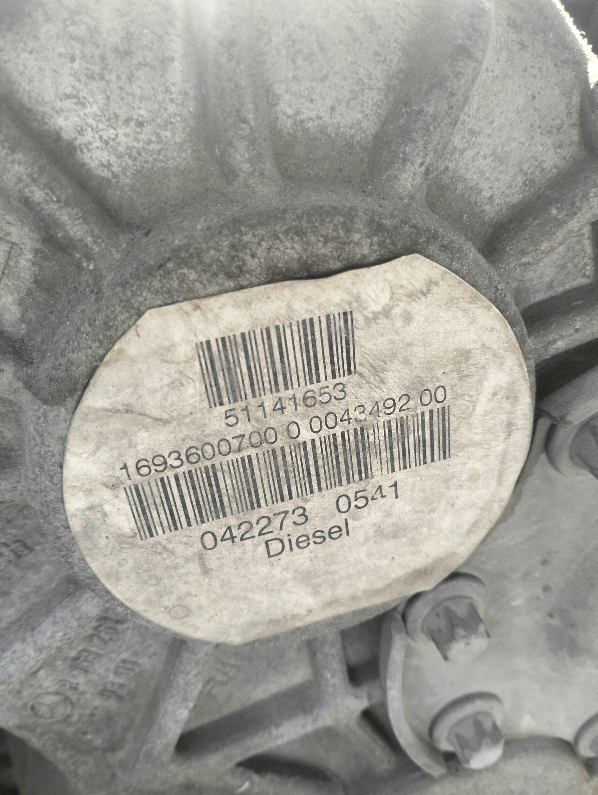 1693600700 - CAJA CAMBIOS MERCEDES CLASE B (W245) 180 CDI (245.207