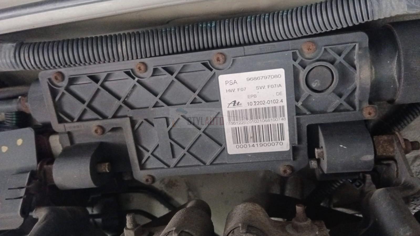 freno mano electrico para Peugeot 1612865480, Citroen C5, 9686797080