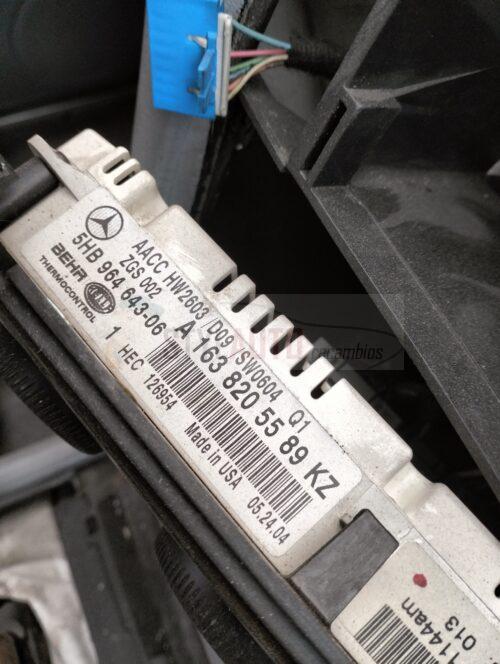 mando climatizador para mercedes-benz clase m (w163) 2.7 cdi 20v cat referencia OEM IAM A1638205589 5HB96464306 BEHR