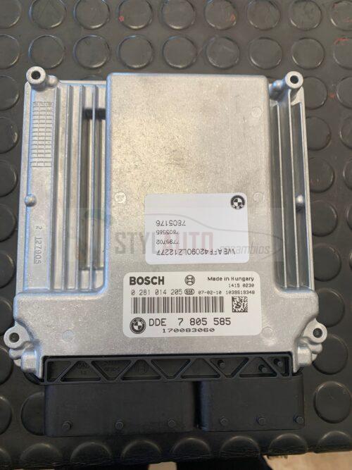 CENTRALITA BMW X5 SERIES E70 X5 30d 3.0L L6 24V 173kW/232HP 0281014205 1037390002 07810094