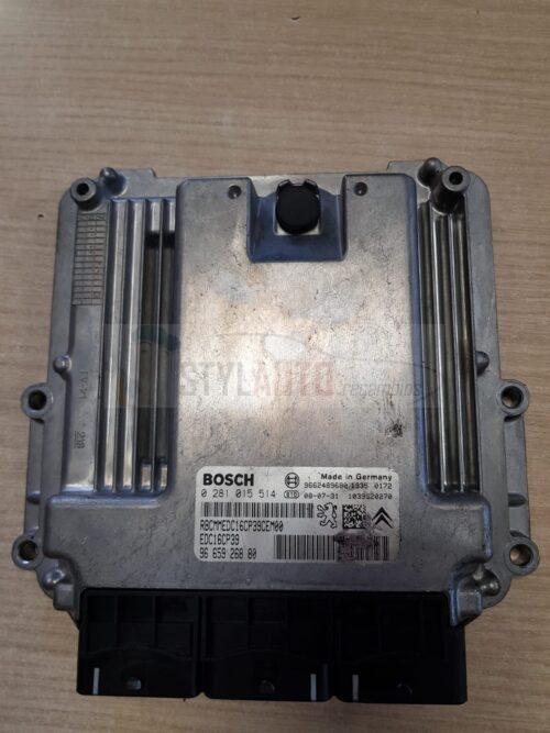 CENTRALITA MOTOR CITROEN C6 2.2HDI 9665926880 0281015514 EDC16CP39 1037386094