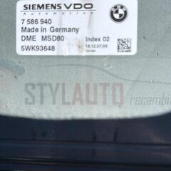 centralita motor bmw 330i MSD80 BMW 7586940 SIEMENS 5WK93648