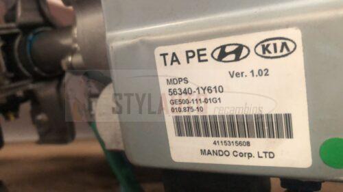 columna direccion para kia picanto ii (ta) 1.0 referencia OEM IAM 563401y610 563001y610