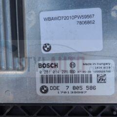 centralita motor bmw 0281014206 BMW E90 335D 3.0D 286HP 7805586