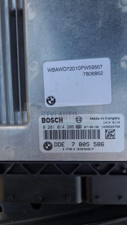 centralita motor bmw 0281014206 BMW E90 335D 3.0D 286HP 7805586