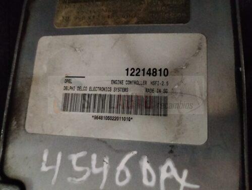 Centralita de motor de Opel Meriva del fabricante Delphi, que pertenece a la familia HSFI-2.5 con referencia 1 12214810