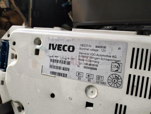 CUADRO INSTRUMENTOS IVECO DAILY CAJA CERRADA (1999 =>) 2.3 Diesel CAT | 0.99 – 0.06 504055190
