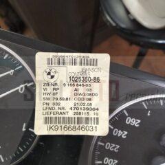 1025350-86 cuadro de instrumentos para BMW 3 TOURING (E91) 318 D