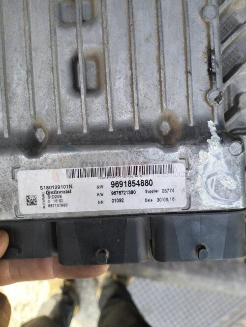 Centralita del motor Peugeot Citroen FIAT 9691854880 S180129101N 9676721380  sid 208