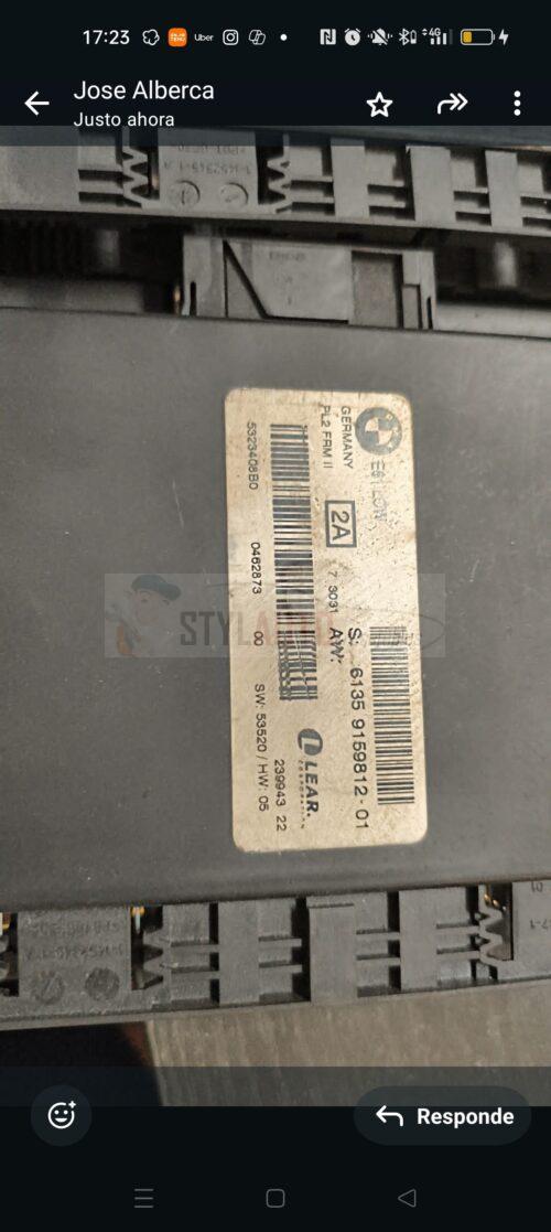 6135915981201 MODULO ELECTRONICO / 23994322 / 61359159812 / 1650093 PARA BMW