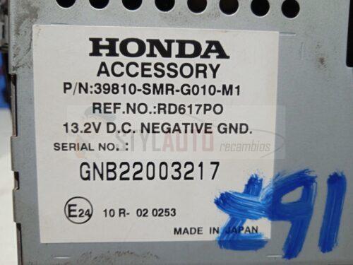 Display monitor HONDA CIVIC VIII Hatchback (FN, FK) 2.2 CTDi (FK3) 39810-SMR-G010-M1 / RD617PO