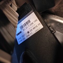 Ajuste de los asientos BMW X3 E83 61317036125 61.31-7036125